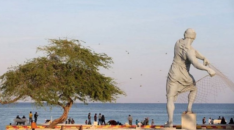 ساحل مرد ماهیگیر کیش