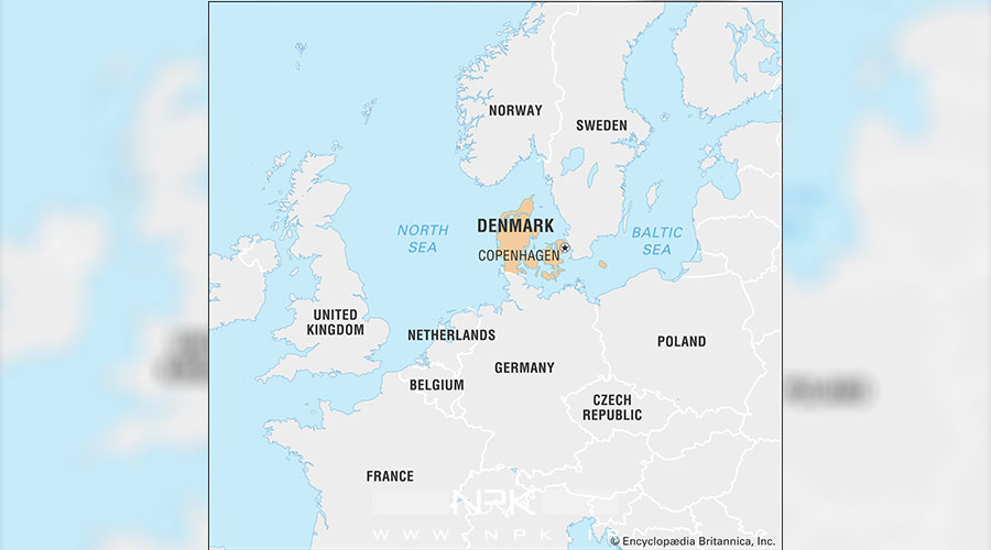 نقشه کپنهاگن دانمارک